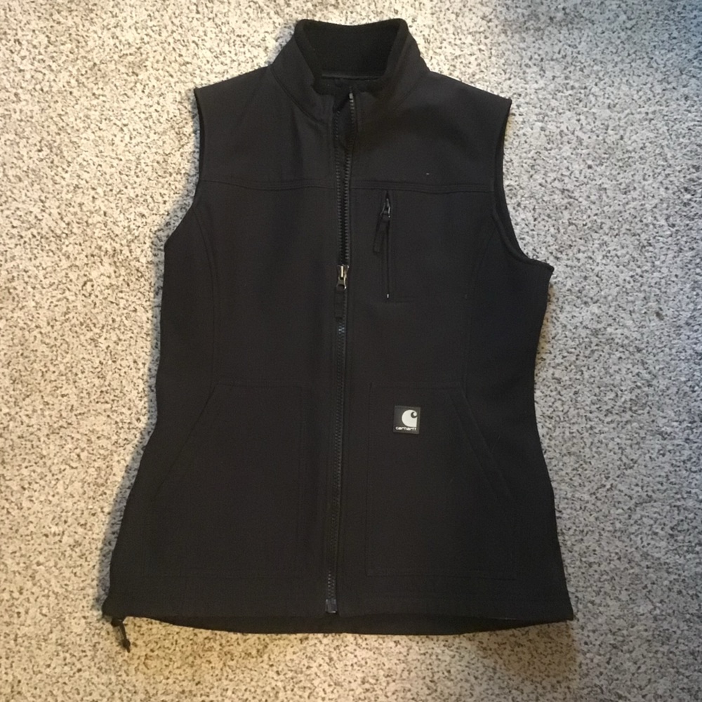 Black Softshell Carhartt Vest size Medium